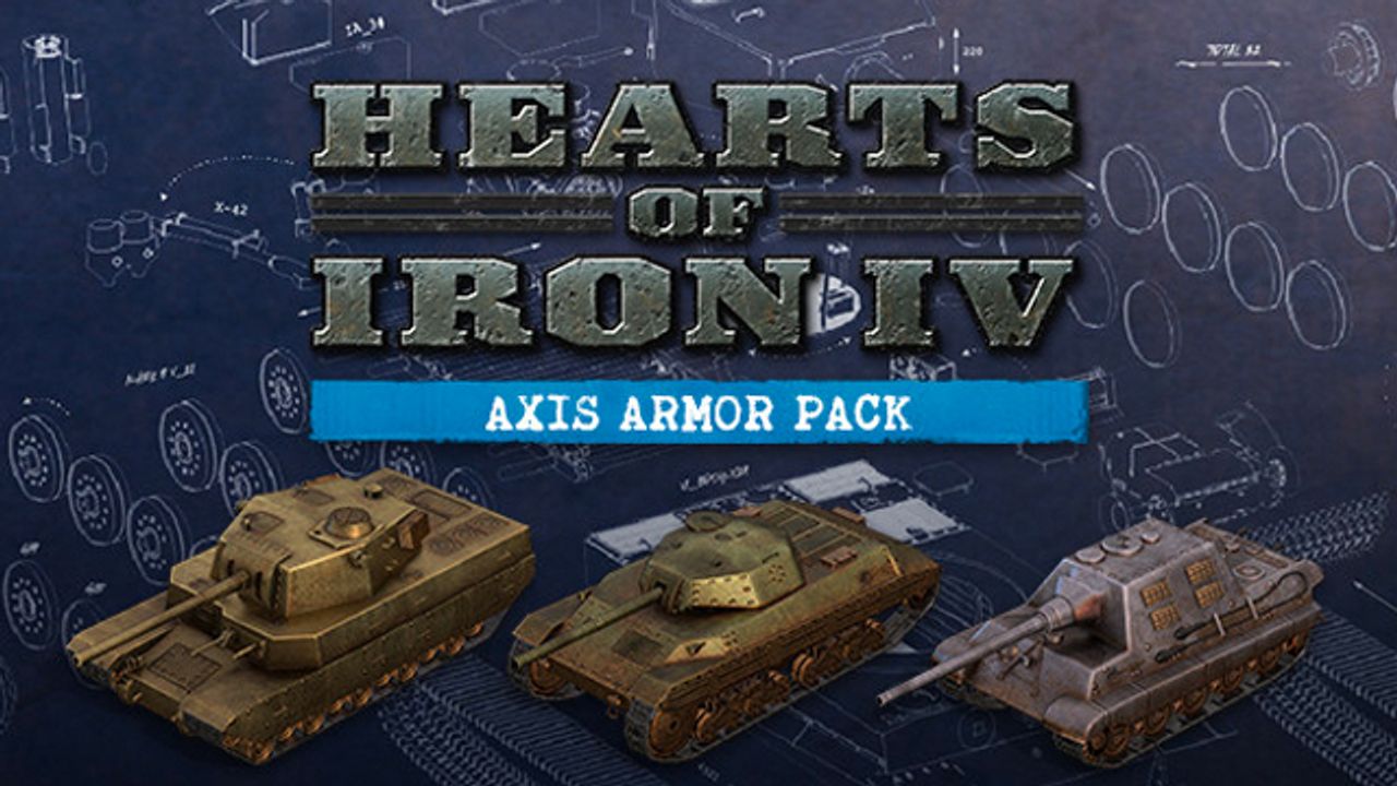 Hearts of Iron IV Axis Armor Pack PC Mac Steam Downloadable Content