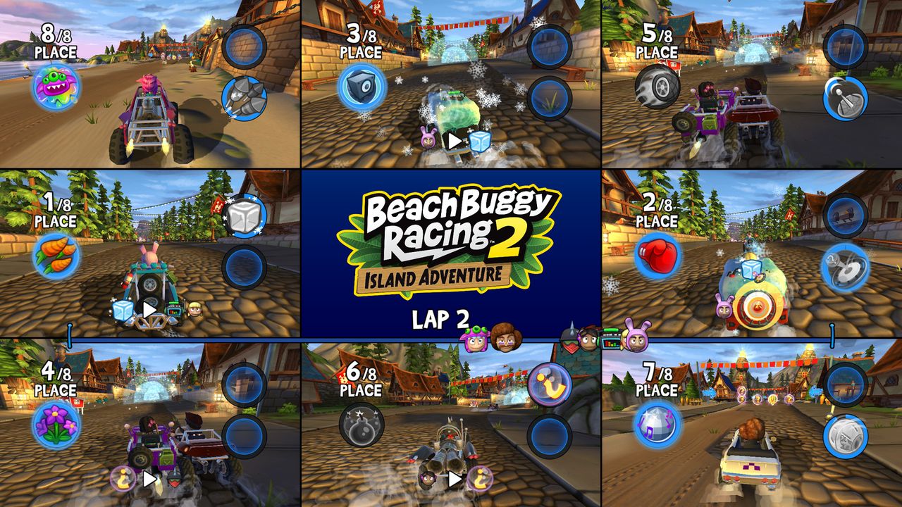 Beach Buggy Racing Tesla Mario Kart Turbo Dash Kart 2023 Racing