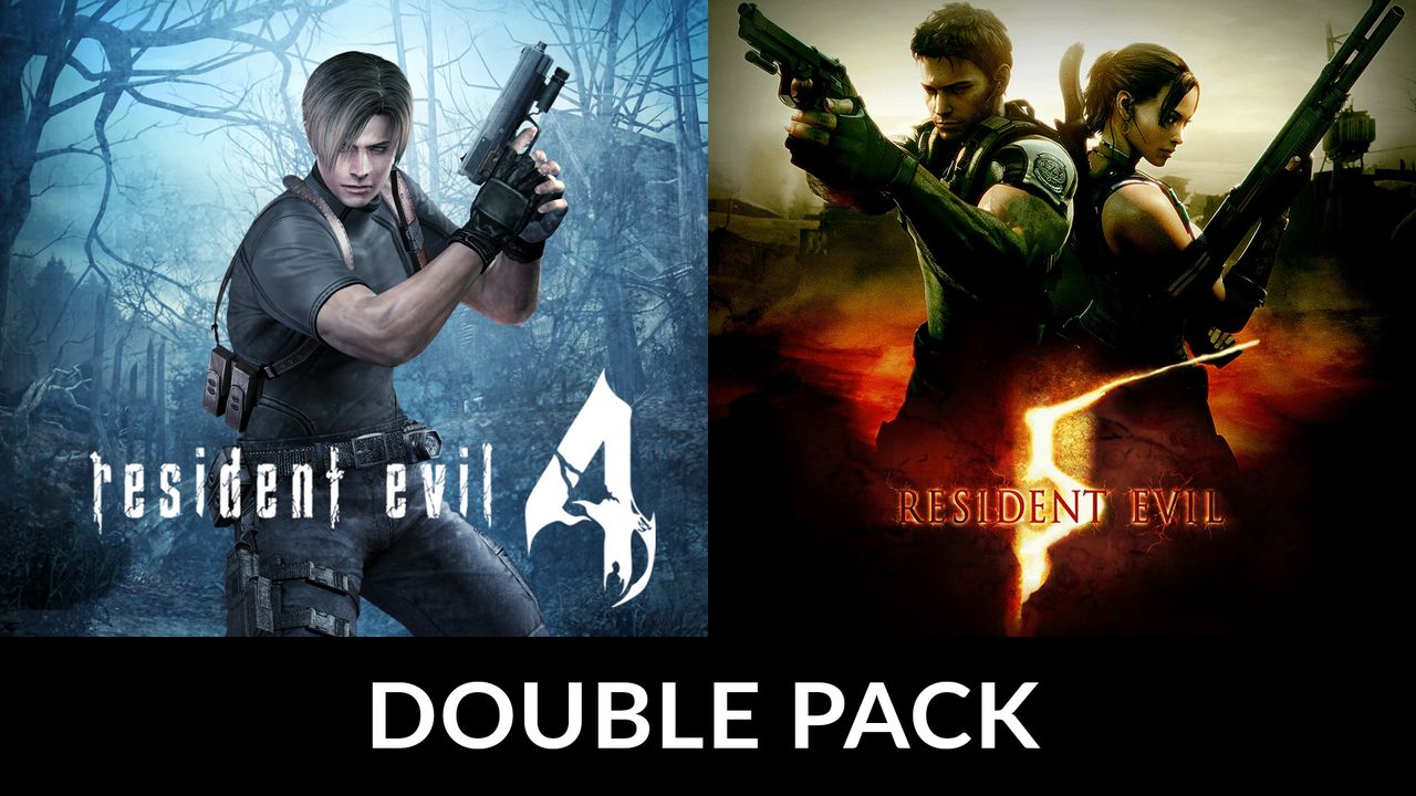 Resident Evil 4 (2005) & Resident Evil 5 Gold Edition Double Pack Resident Evil 4 (2005) & Resident Evil 5 Gold Edition Double Pack